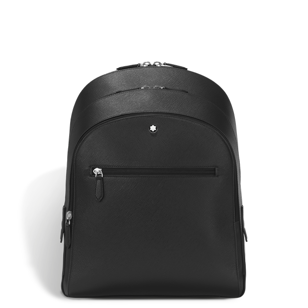 Sac &agrave; Dos Moyen Mod&egrave;le avec 3 Compartiments en Cuir Sartorial - 1