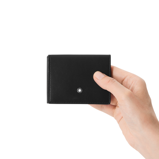 Porte-Cartes Trois Volets 4cc en Cuir Soft - 2