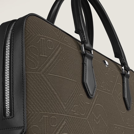 Porte-Documents Fin en Tissu Jacquard 4810