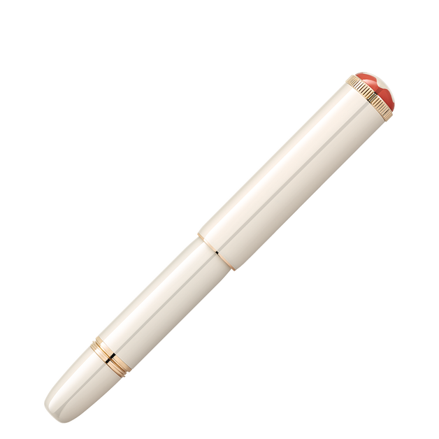 Stylo-Plume Montblanc Heritage Rouge et Noir &laquo;&nbsp;Baby&nbsp;&raquo; &Eacute;dition Sp&eacute;ciale Couleur Ivoire - 4