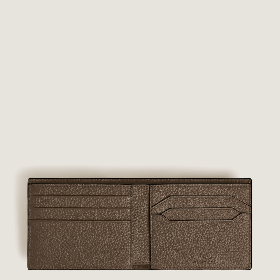 Brieftasche 6 cc aus Grain Leder - 5