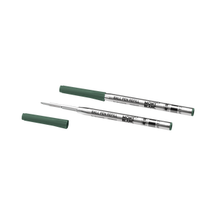 2 Ballpoint Refills, Irish Green - Medium