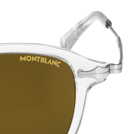 Round Sunglasses with Gray-Colored Injected Frame