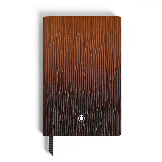 Small Notebook in Corteccia Sfumato Leather, Lined Pages - 1