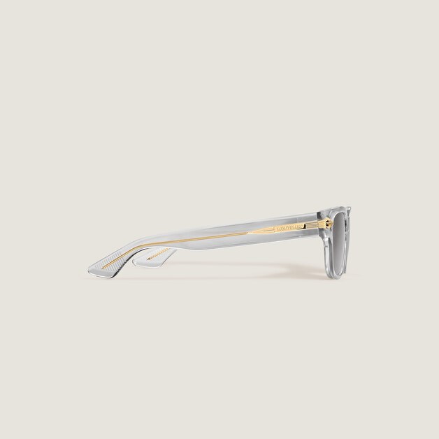 Squared Sunglasses with Grey Acetate Frame - 3