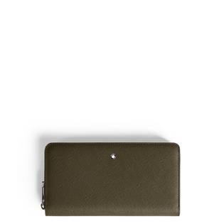 Continental Wallet 12cc with zip in Sartorial Leather