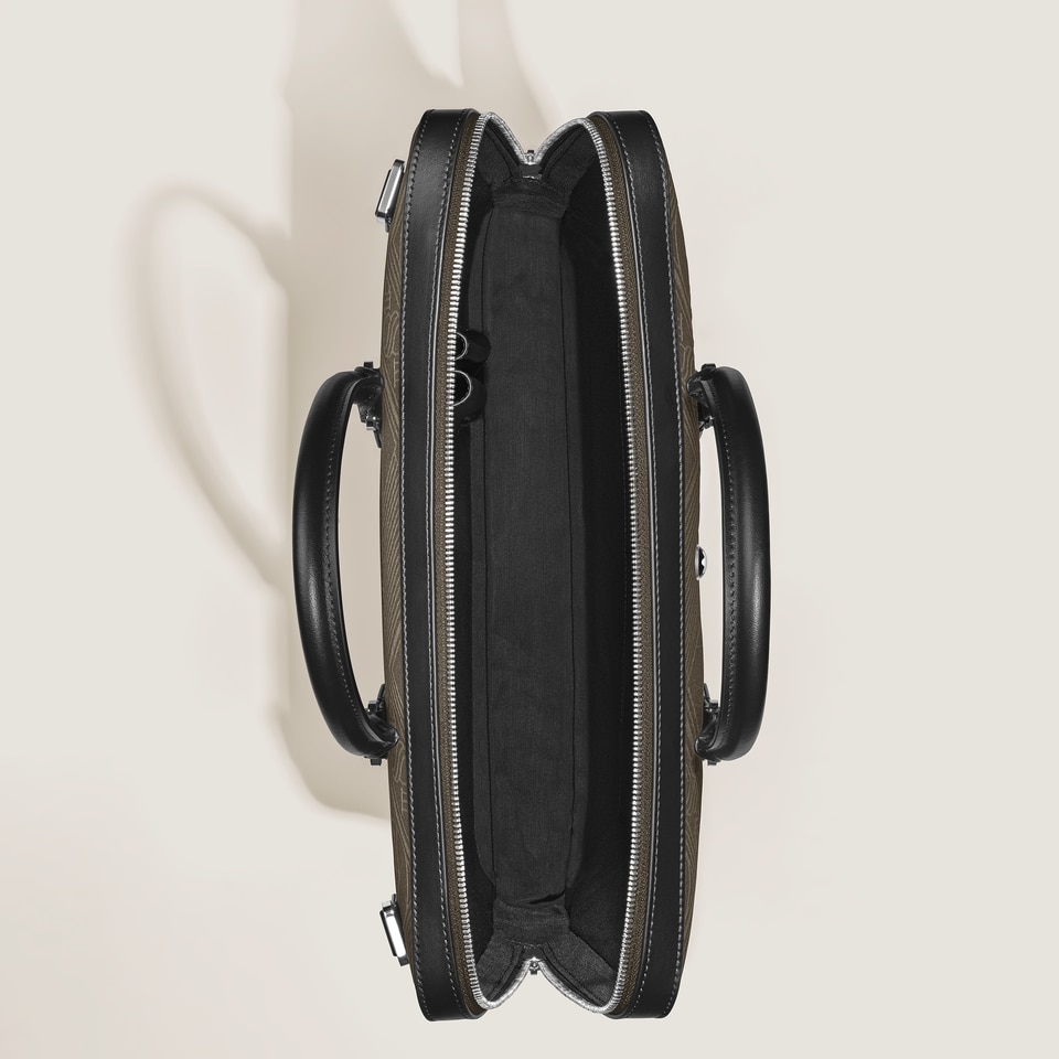 Thin Briefcase in 4810 Jaquard - 8