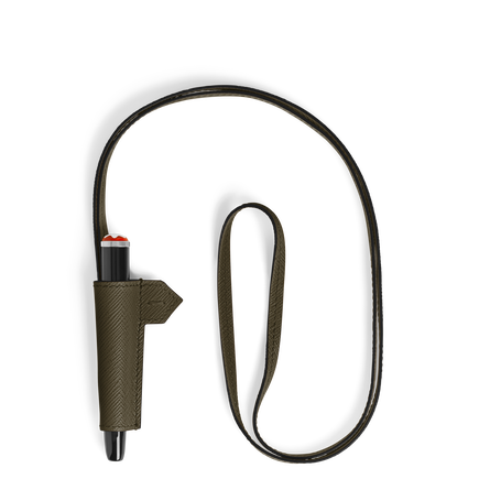 1-Pen Loop Necklace in Sartorial Leather