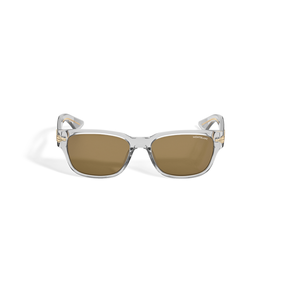 Squared Sunglasses with Grey Acetate Frame - 1