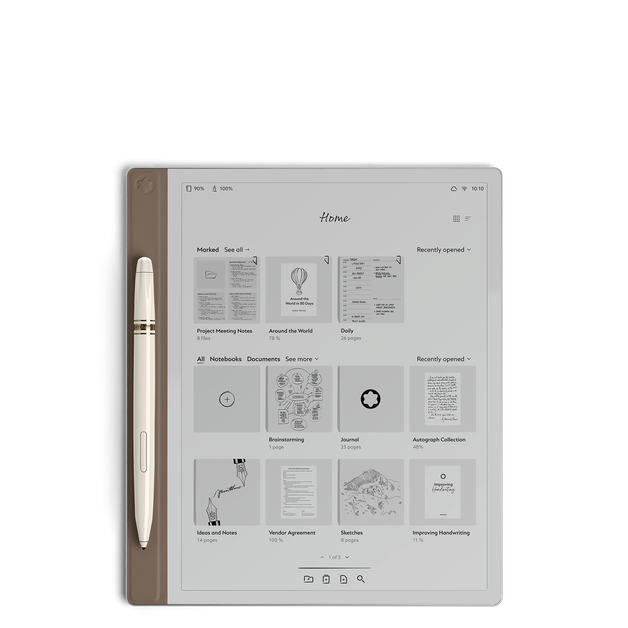 Montblanc Digital Paper Elixir Gold color - 1