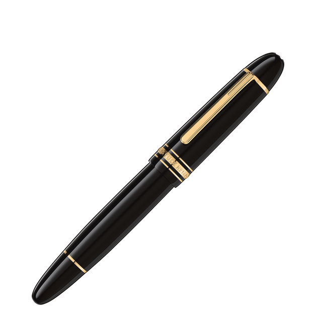 Meisterst&uuml;ck Gold-Coated 149 Calligraphy Fountain Pen Curved Nib - 4