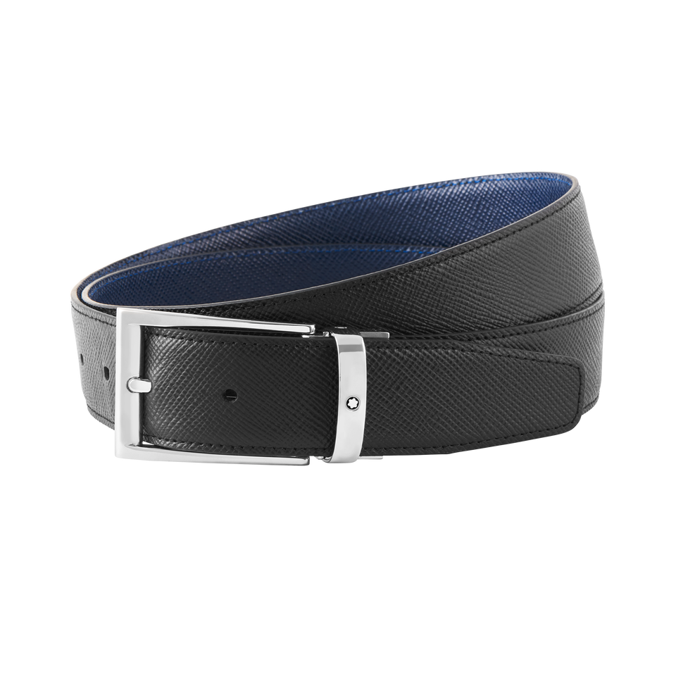 Rectangular 35&nbsp;mm Reversible Belt in Sartorial Leather - 1