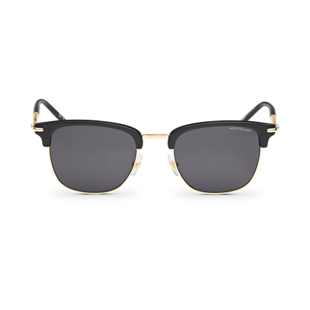 Rectangular Sunglasses with Black Injected Frame