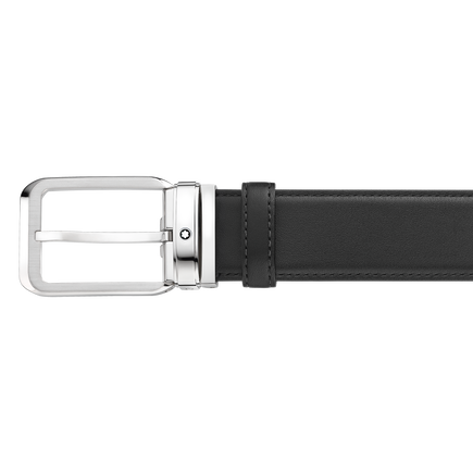 Rectangular 35&nbsp;mm Belt in Leather