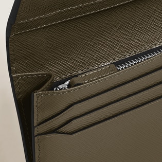 Long Wallet 14cc with Zip in Sartorial Leather