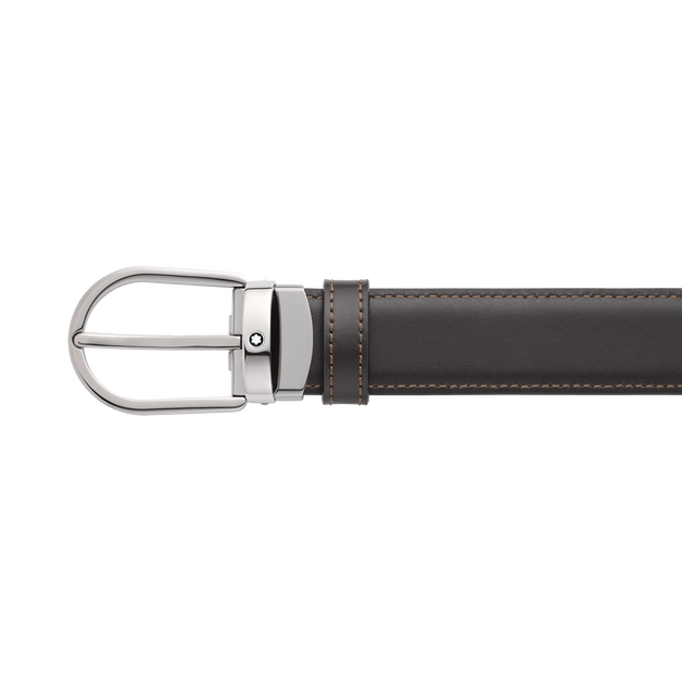 Horseshoe 30 mm Reversible Belt in Leather - 3