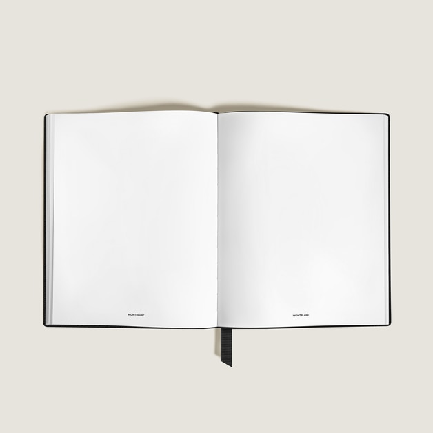 Notebook Large, Saffiano Leather, Black - Blank Pages - 2