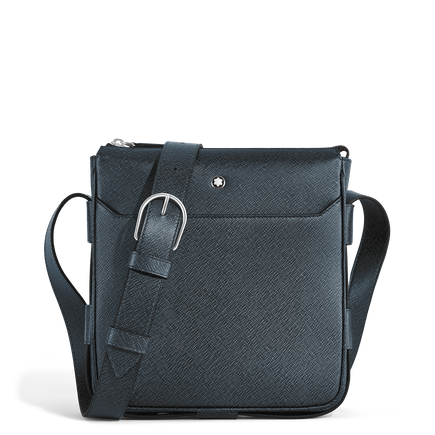 Vertical Belt Messenger Bag in Sartorial Leather