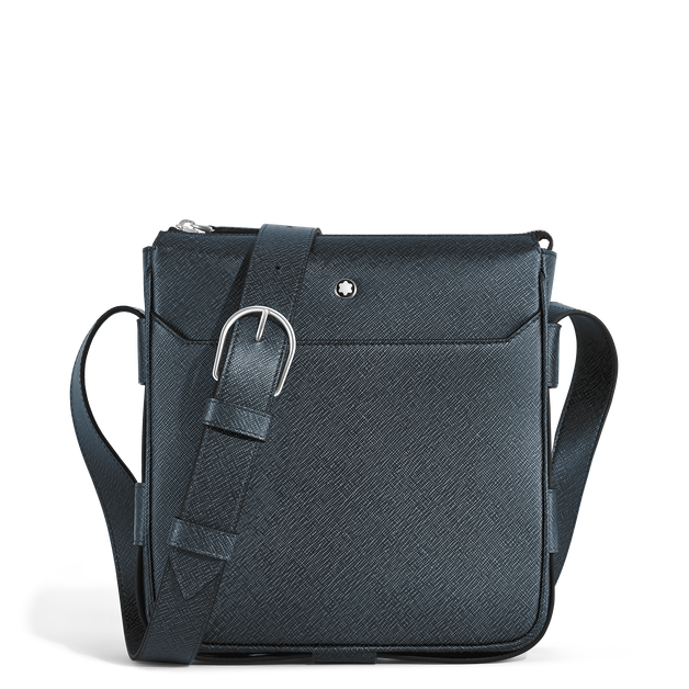 Vertical Belt Messenger Bag in Sartorial Leather - 1