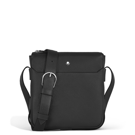 Vertical Belt Messenger Bag in Sartorial Leather
