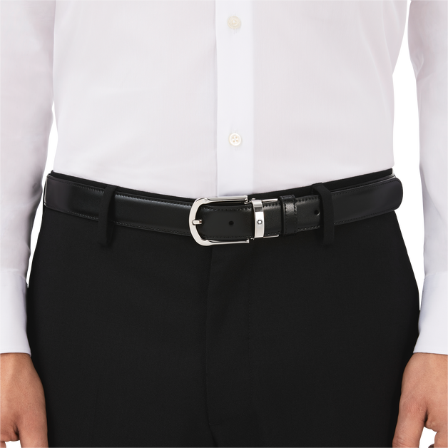 Horseshoe 30&nbsp;mm Reversible Belt in Leather - 2