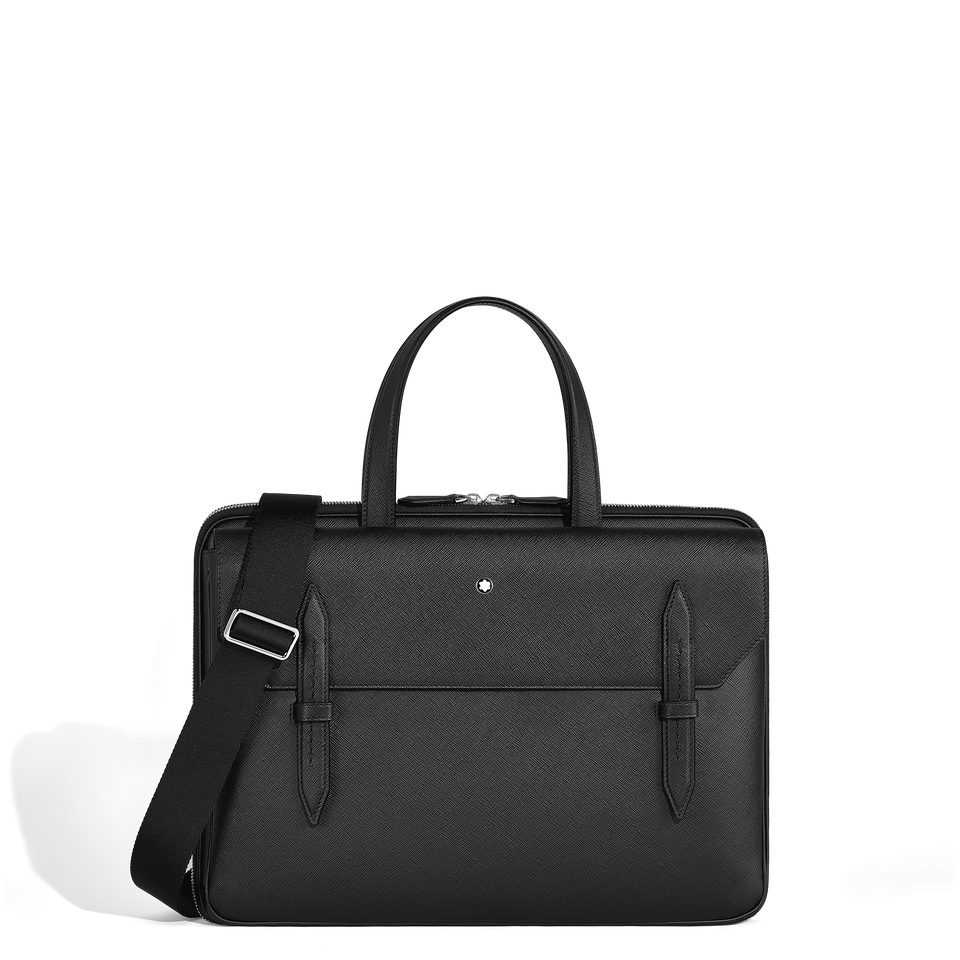 Thin Briefcase in Sartorial Leather - 1