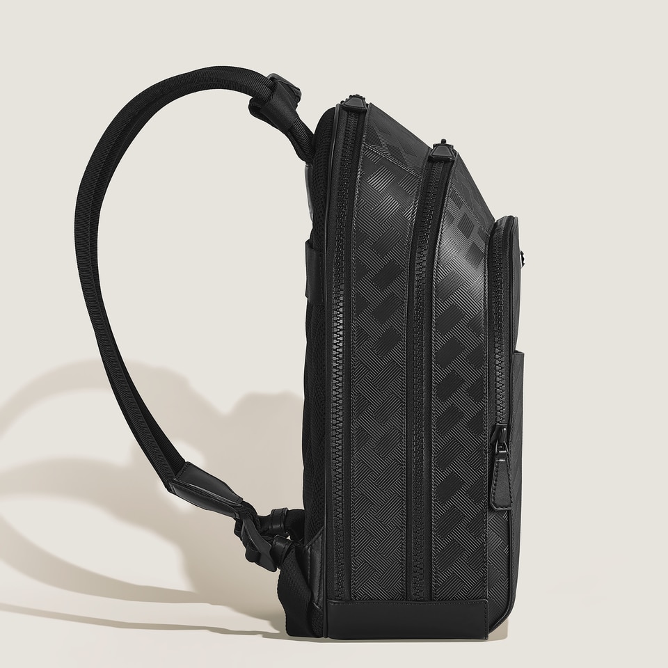 Large Backpack with 3 Compartments in Extreme Leather - 5