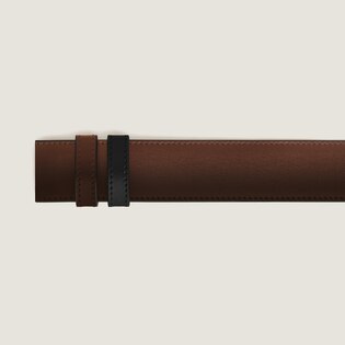 Brown Meisterst&uuml;ck/black Meisterst&uuml;ck 35mm reversible leather strap