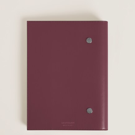 Montblanc Medium Envelope Notebook in Cassis Leather