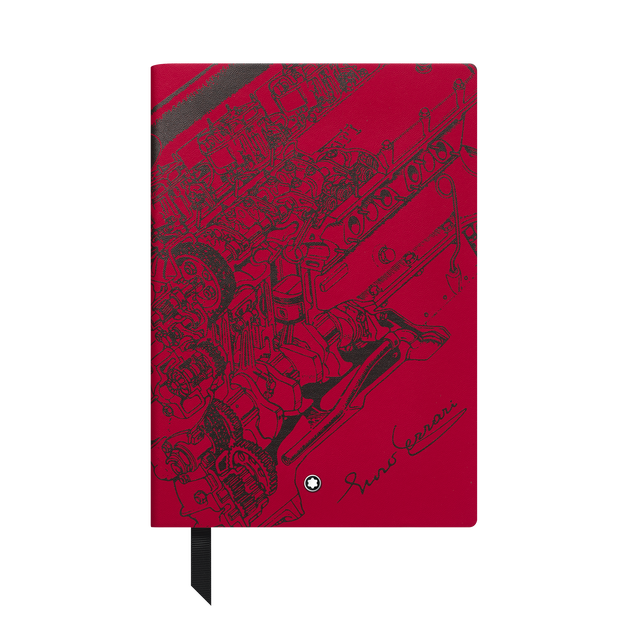 Grandes personalidades Enzo Ferrari, Cuaderno #146 pequeño, rojo - con líneas - 1