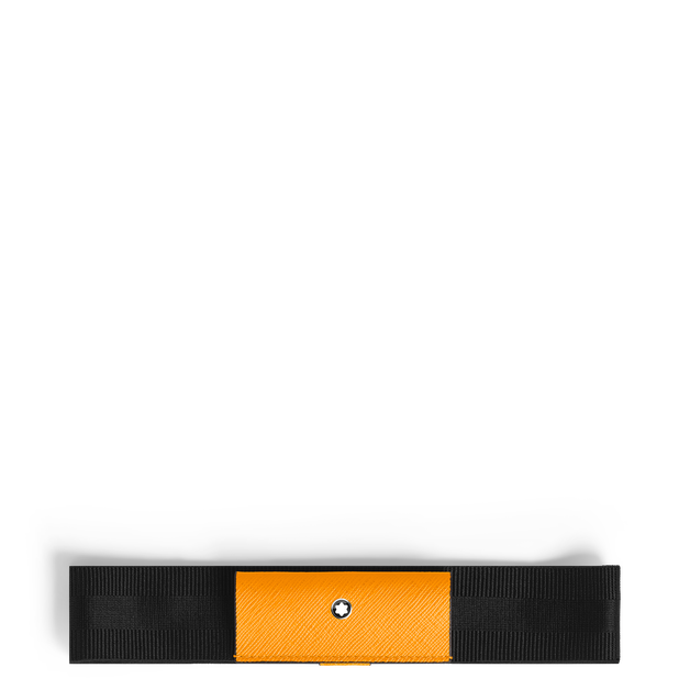 1-Pen Loop with Elastic Band in Sartorial Leather - 1