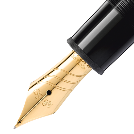 Pluma Estilográfica Meisterstück Calligraphy Plumín Curvo 149 con Revestimiento en Oro
