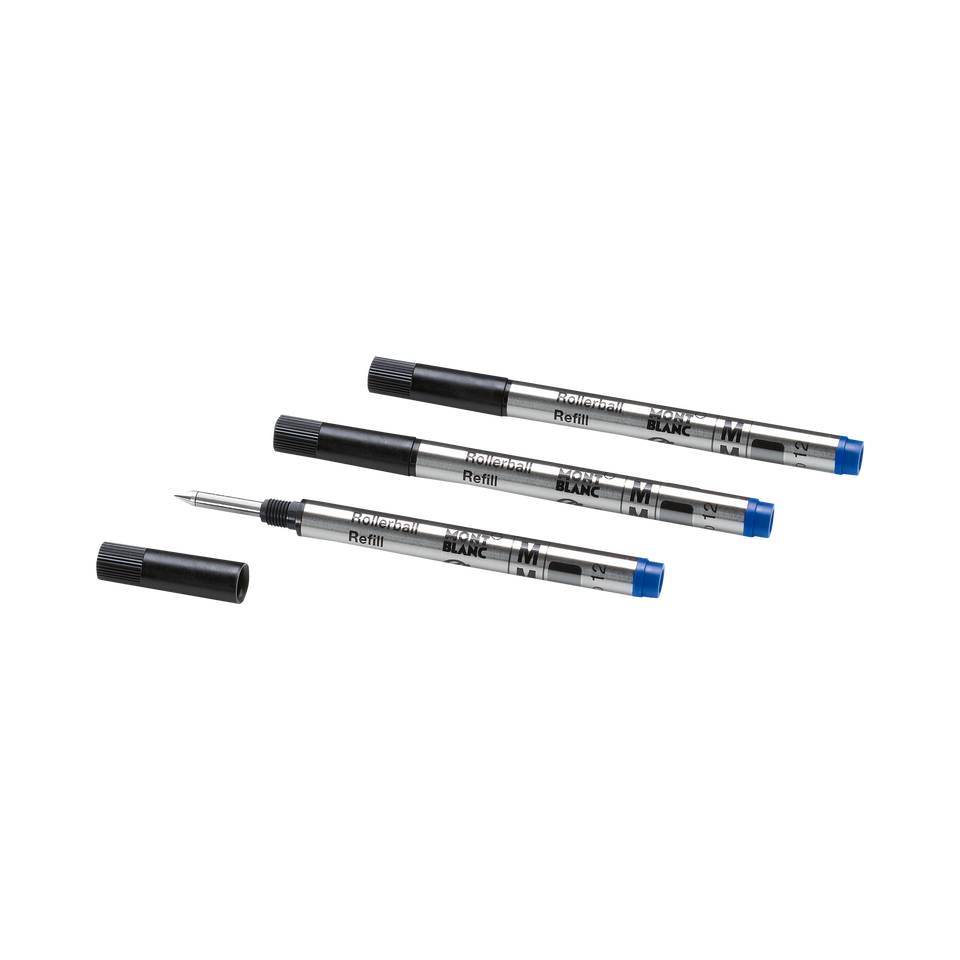 3x Rollerball Small Refills, Royal Blue - 2