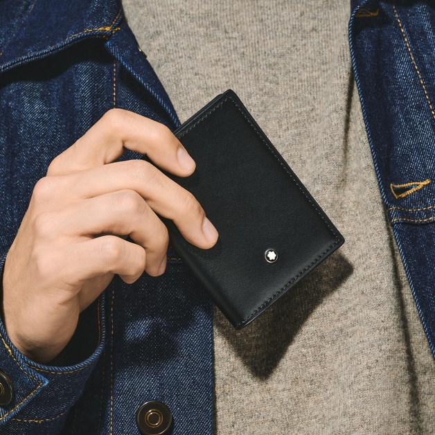 Mini Wallet 4cc in Soft Leather - 5