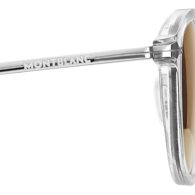 Lunettes de Soleil Rondes avec Monture Injectée Grise - 4