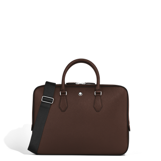 Thin Briefcase in Sartorial Leather