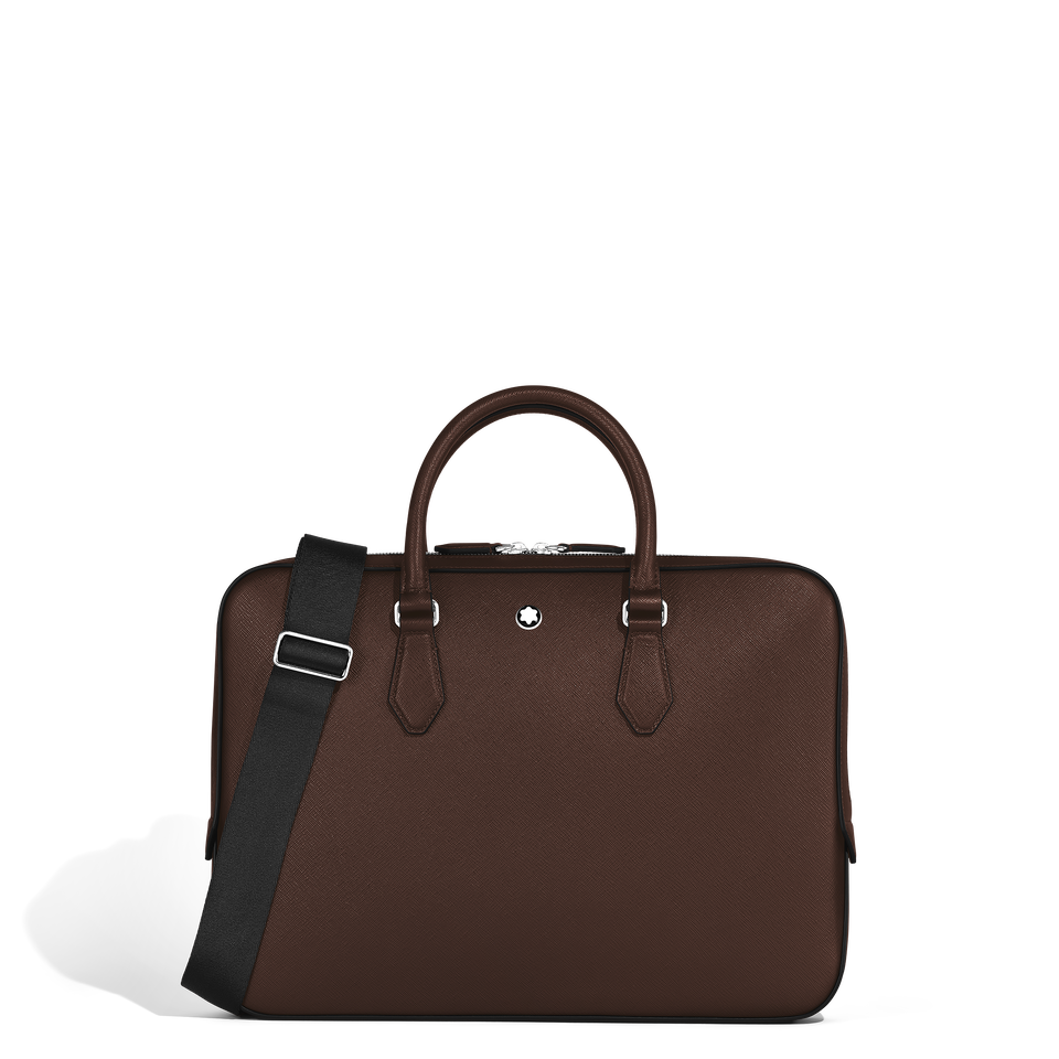 Thin Briefcase in Sartorial Leather - 1