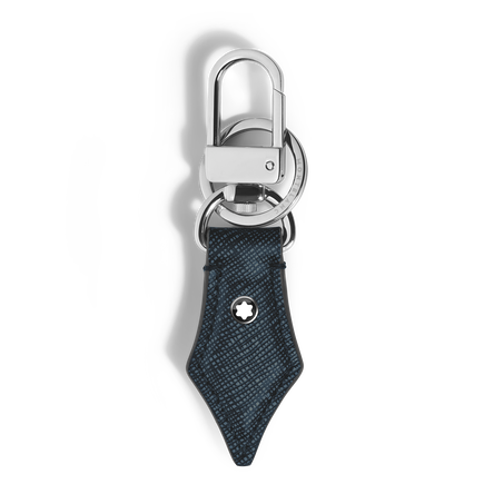 Porte-Cl&eacute;s Plume en Cuir Sartorial