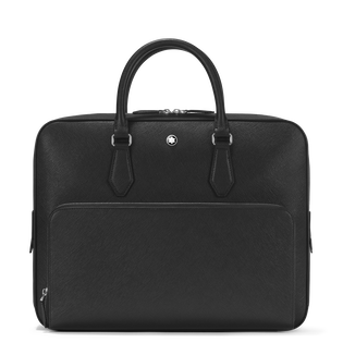 Sartorial medium document case with pocket