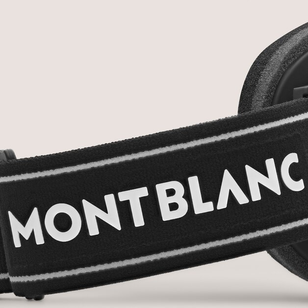 Masque de Ski Rectangulaire avec Monture Inject&eacute;e Noire - 3