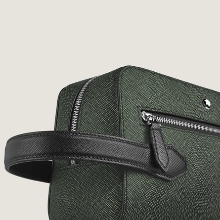 Wash Bag in Sartorial Leather