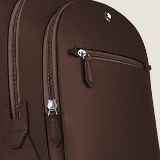 Medium Backpack with 3 Compartments in Sartorial Leather
