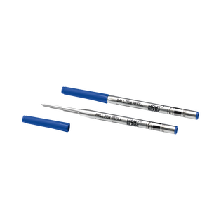 2 Ballpoint Refills, Royal Blue - Fine