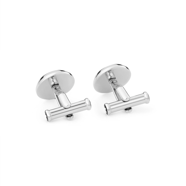 Meisterstück Cufflinks with Patterned Lacquer Inlay - 2