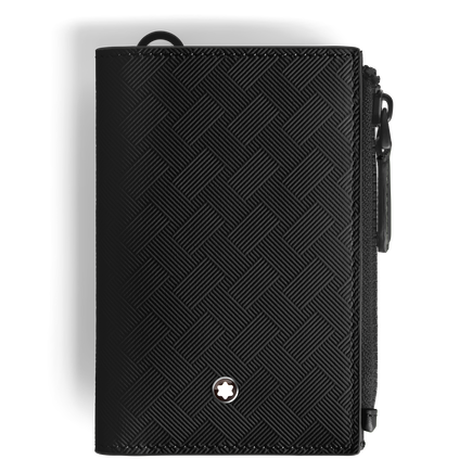Mini Vertical Wallet 6cc in Extreme Leather