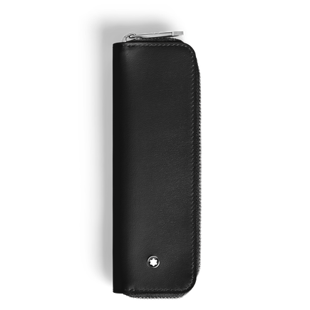 &Eacute;tui pour 1&nbsp;Instrument d'&Eacute;criture Zipp&eacute; en Cuir Meisterst&uuml;ck