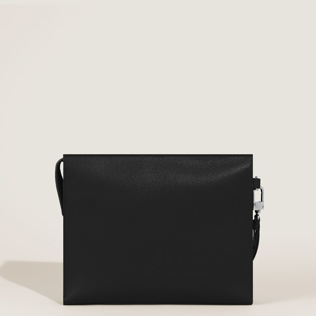 Pochette en Cuir Sartorial - 4