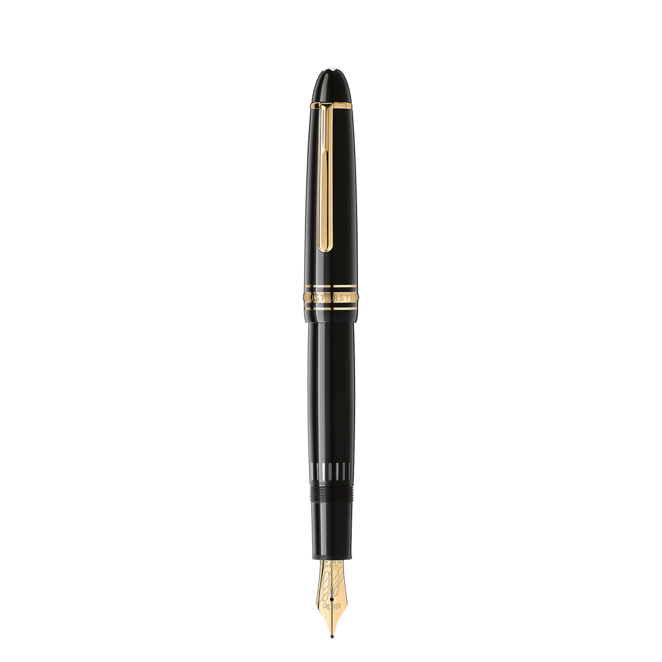 Meisterst&uuml;ck Gold-Coated LeGrand Calligraphy Fountain Pen Flexible Nib - 1