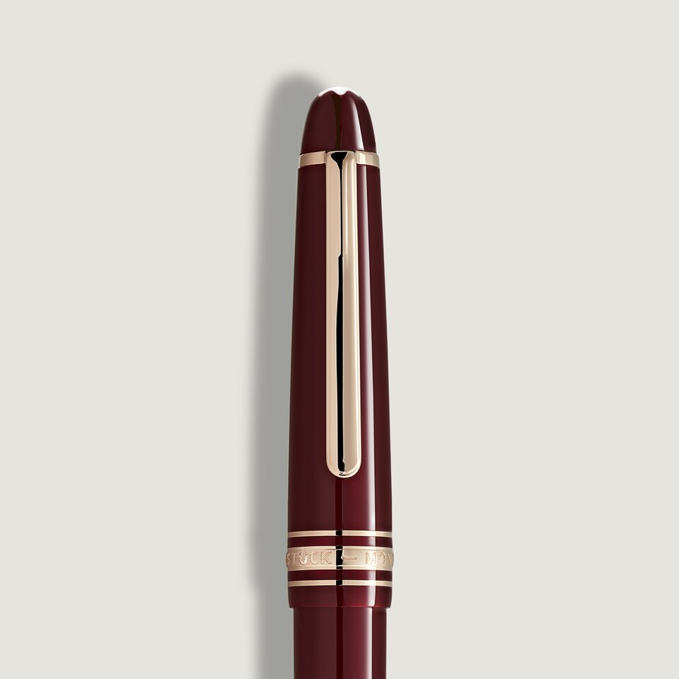 Meisterst&uuml;ck Burgundy Red Classique Fountain Pen - 6