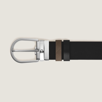 Ceinture R&eacute;versible Horseshoe 35 mm en Cuir Extreme
